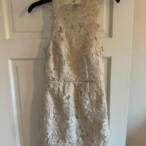SAYLOR High Neck Lace Dress